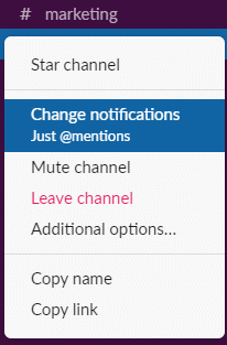 Como desativar as notificações e sons do Slack?