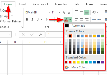 Come modificare la colorazione dei proiettili in Word?