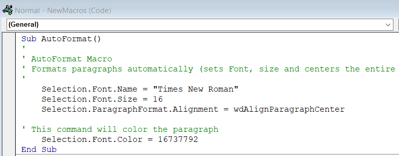 Macro di Word oltre il registratore di macro: tutorial sulle macro di Office 2016, 365/2019 ed esempi utili