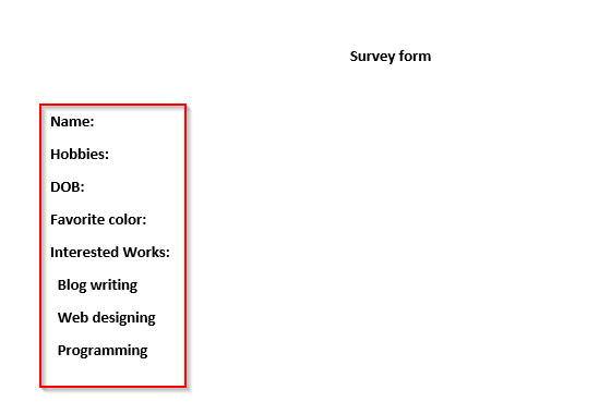 Formulir Word: Bagaimana cara menyisipkan formulir yang dapat diisi khusus di Office 2019/2016?