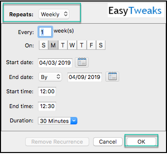 Wie plane und sende ich Outlook 2019 / 365 wiederkehrende Besprechungs-, Ereignis- und Terminanfragen?