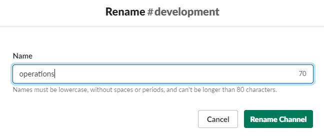 Bagaimana cara mengubah nama Workspace dan saluran di Slack?