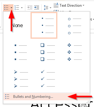 ¿Cómo modificar el coloreado de viñetas en Word?