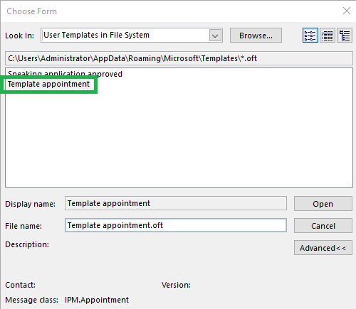 Templat Outlook: Buat templat e-mel dan mesyuarat dalam Office 365, 2019 dan 2016 untuk PC dan MAC