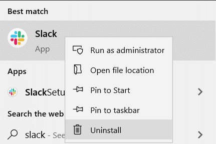 컴퓨터와 안드로이드 폰에서 Slack 애플리케이션을 제거하는 방법은 무엇입니까?