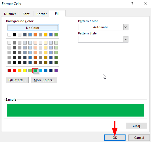 Excel 2016で代替の行または列を自動的に強調表示するにはどうすればよいですか？