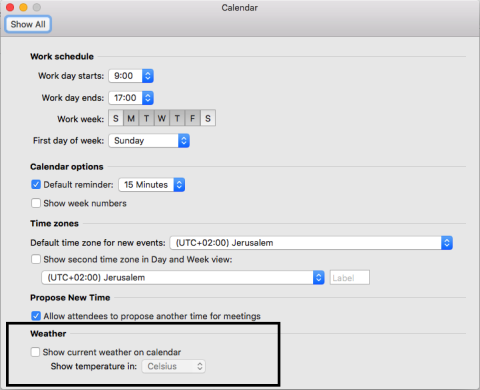 Comment ajouter et supprimer la section météo dOutlook 2019, 2016 et 2013 ?