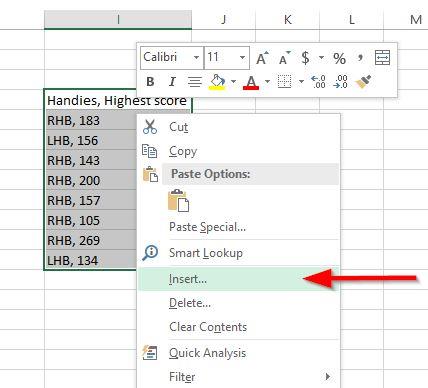 如何在 Excel 2016 / 2019 中將工作表單元格一分為二？