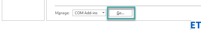 El botón de Microsoft Teams no aparece en Outlook