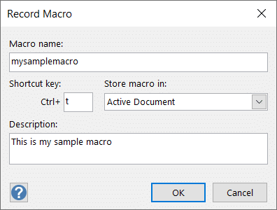 Bagaimana cara membuat Macro di Microsoft Visio?