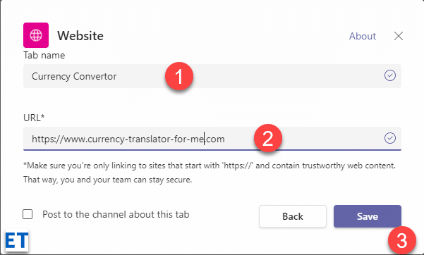 Bagaimana untuk menambah pautan ke fail dan tapak web pada Microsoft Teams?