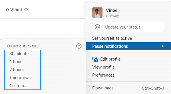 Slack 알림 및 소리를 비활성화하는 방법은 무엇입니까?