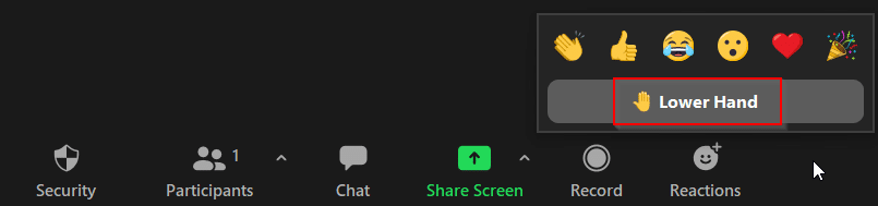 Hoe steek je je hand op in Zoom Meetings?