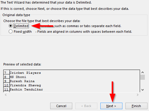 Hoe werkbladcellen door de helft te splitsen in Excel 2016 / 2019?