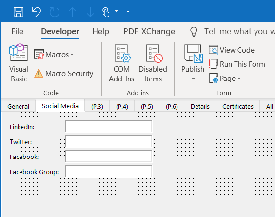 Outlook 양식: Microsoft Office 2016/2019에서 채울 수 있는 양식을 만드는 방법은 무엇입니까?