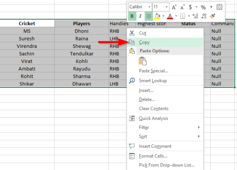 Làm cách nào để thêm bảng Excel vào tài liệu Word 2016 hoặc 2019?