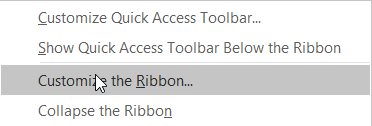 จะแสดงแท็บนักพัฒนาใน Excel, Outlook และ Word 2019/365 ได้อย่างไร