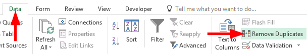 如何從 Excel 2016 列表中刪除重複的條目？