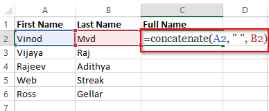 Làm cách nào để kết hợp hai hoặc nhiều ô hoặc cột trong Excel 2016/365/2019?