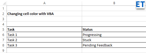 Bagaimana cara mengatur warna sel Excel sesuai dengan kondisi dengan VBA?