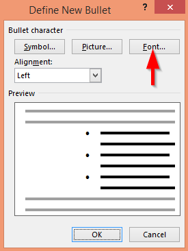 จะแก้ไขการระบายสีสัญลักษณ์แสดงหัวข้อย่อยใน Word ได้อย่างไร