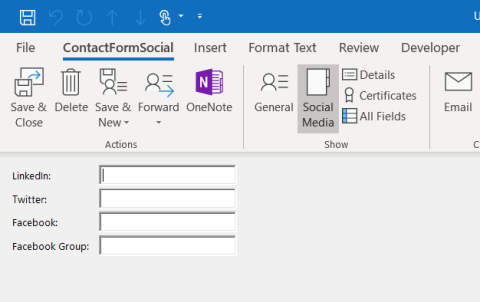 Outlook-formulieren: invulbare formulieren maken in Microsoft Office 2016 / 2019?