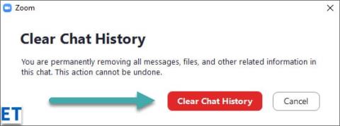 จะล้างประวัติการแชทของ Zoom ได้อย่างไร?