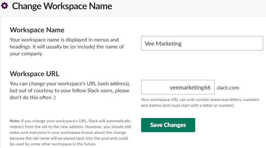 Hoe werkruimte- en kanaalnamen in Slack wijzigen?