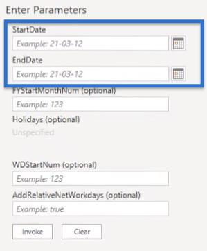 Présentation de la table de dates étendue Power Query V2