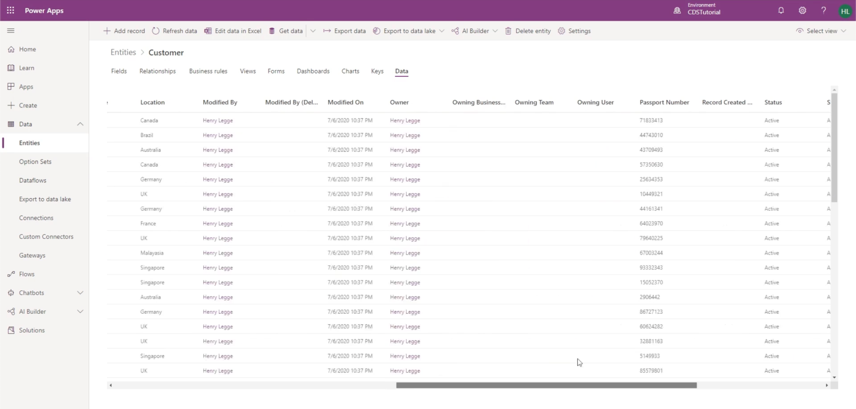 PowerApps 數據：如何上傳和查看實體中的數據