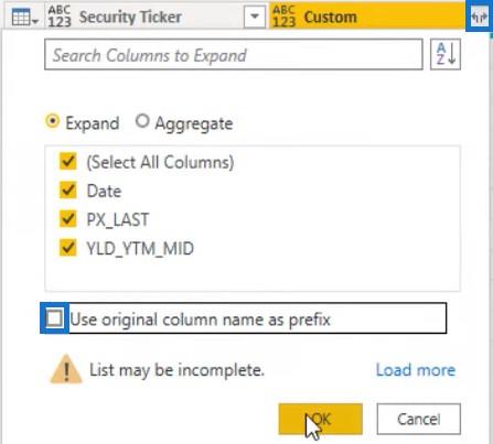 Excel の複数のシートを LuckyTemplates に追加する