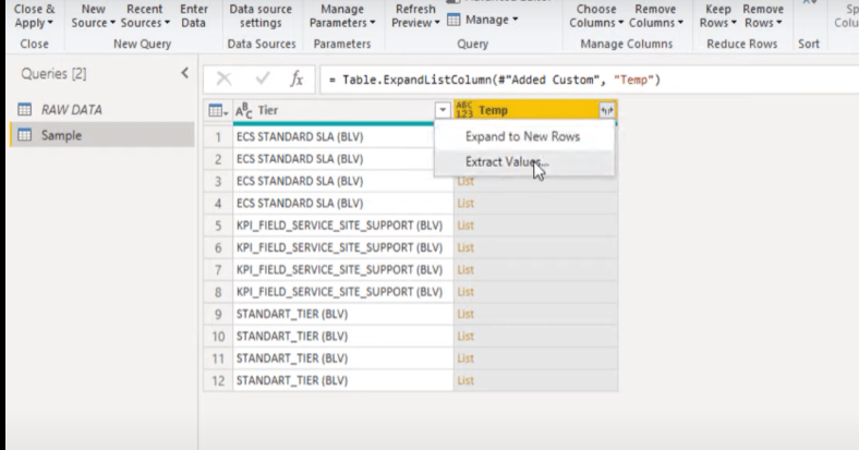 LuckyTemplates Column Split Power Query-zelfstudie: Excel-cellen met meerdere regels splitsen in LuckyTemplates