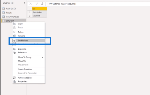 Comment fusionner dynamiquement des colonnes dans une table Power Query