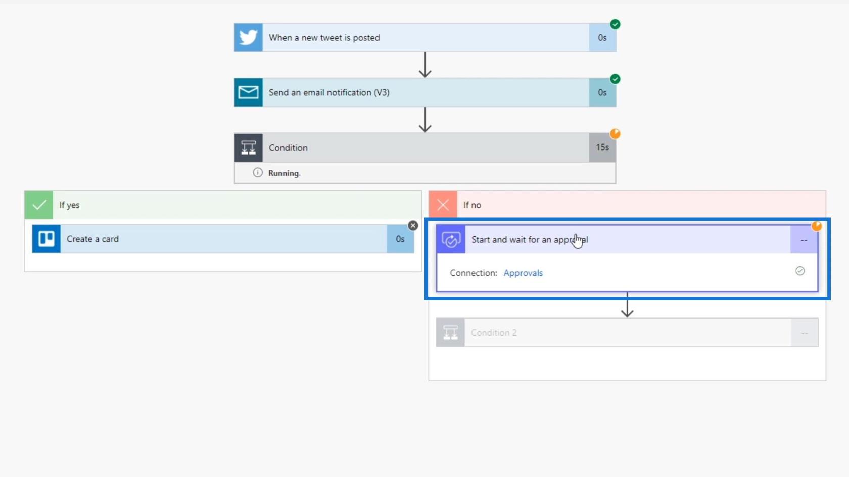 Aprobación de Microsoft Flow con múltiples opciones