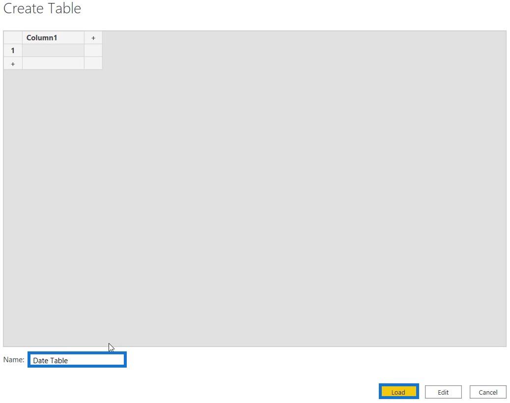 LuckyTemplates พร้อมการเขียนสคริปต์ Python เพื่อสร้างตารางวันที่