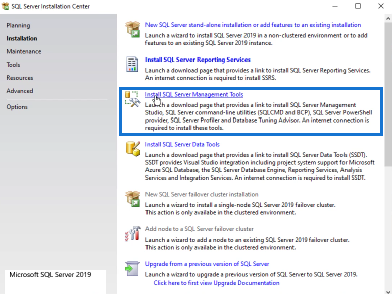 如何為 LuckyTemplates 安裝 SQL Server