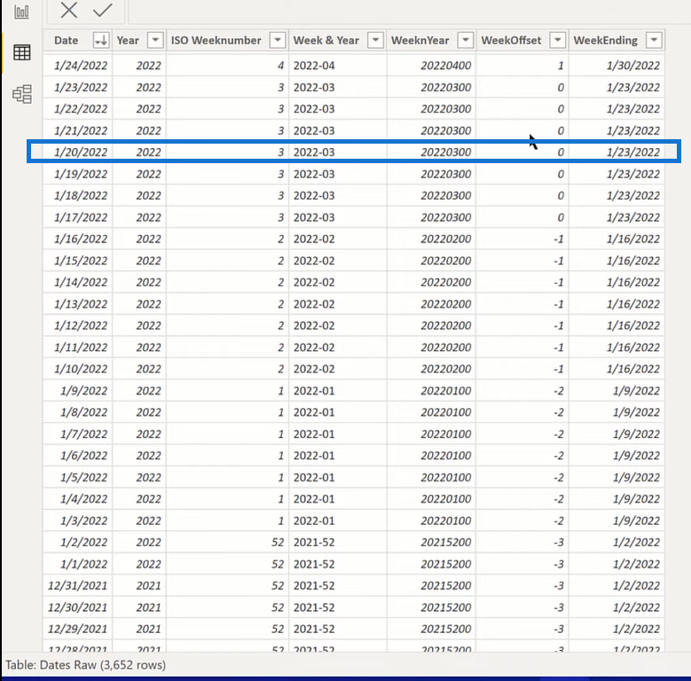 Obtenir les valeurs de la semaine précédente de LuckyTemplates à l'aide de DAX et de Power Query