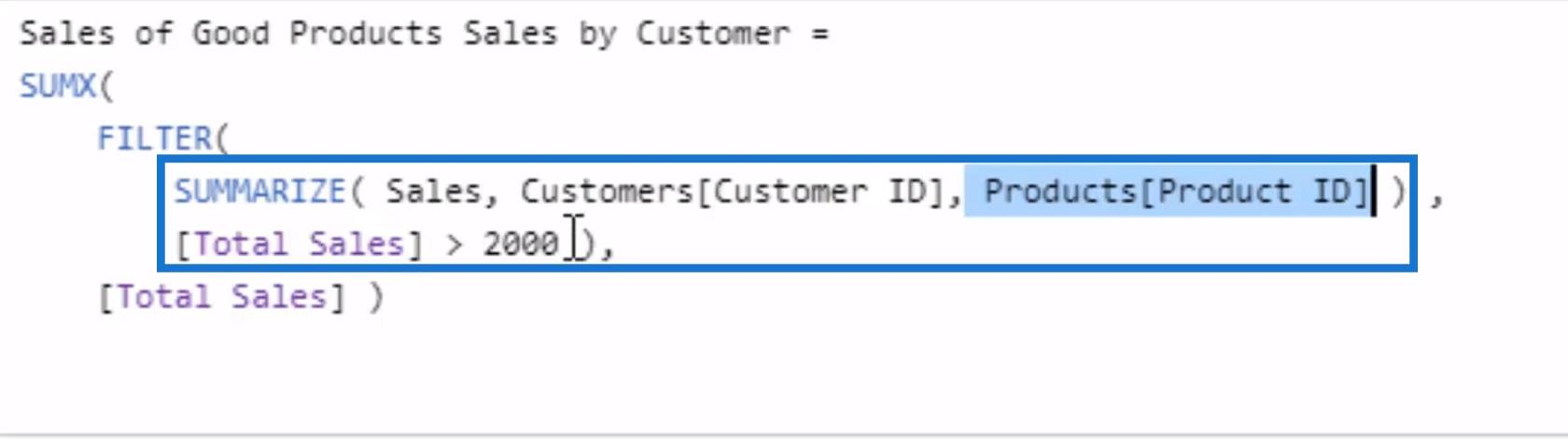 Tables virtuelles à l'intérieur des fonctions d'itération dans LuckyTemplates - Concepts DAX