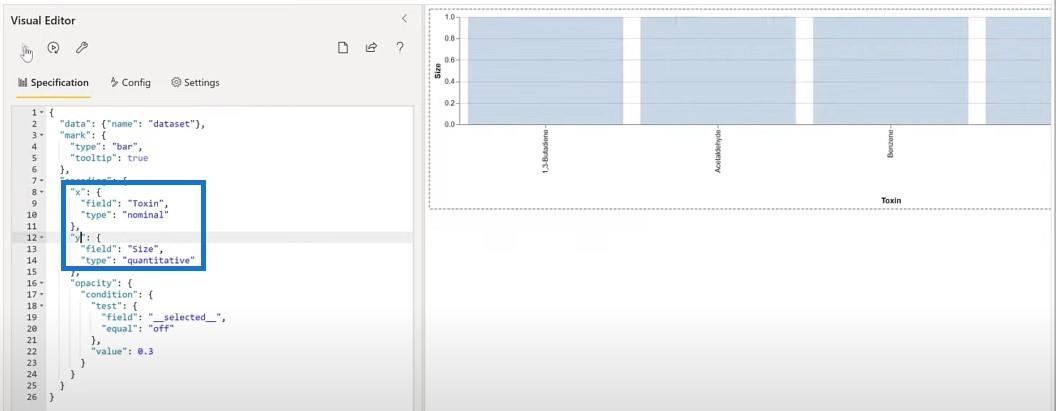 Tutoriel Vega-Lite : Explorer le visuel personnalisé Deneb dans LuckyTemplates