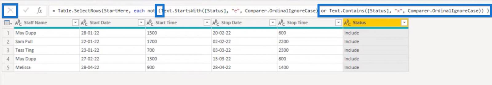 Solution LuckyTemplates entre les dates des heures de travail