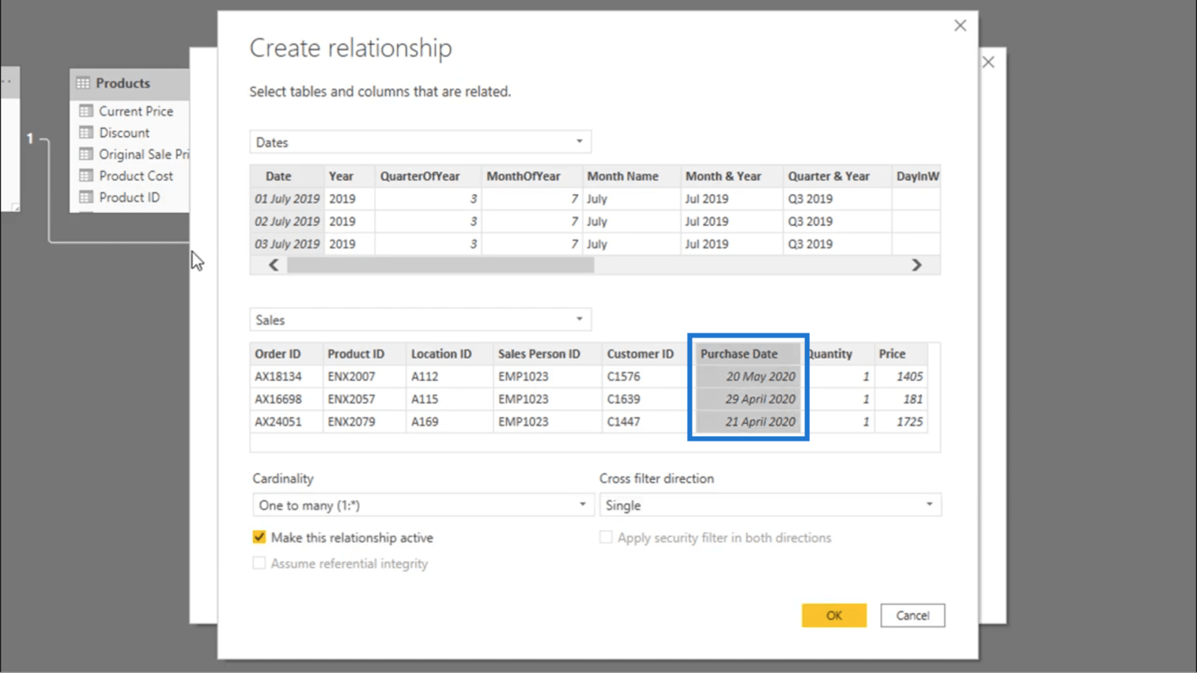 Connexion des tables de données - Conseils sur les relations LuckyTemplates