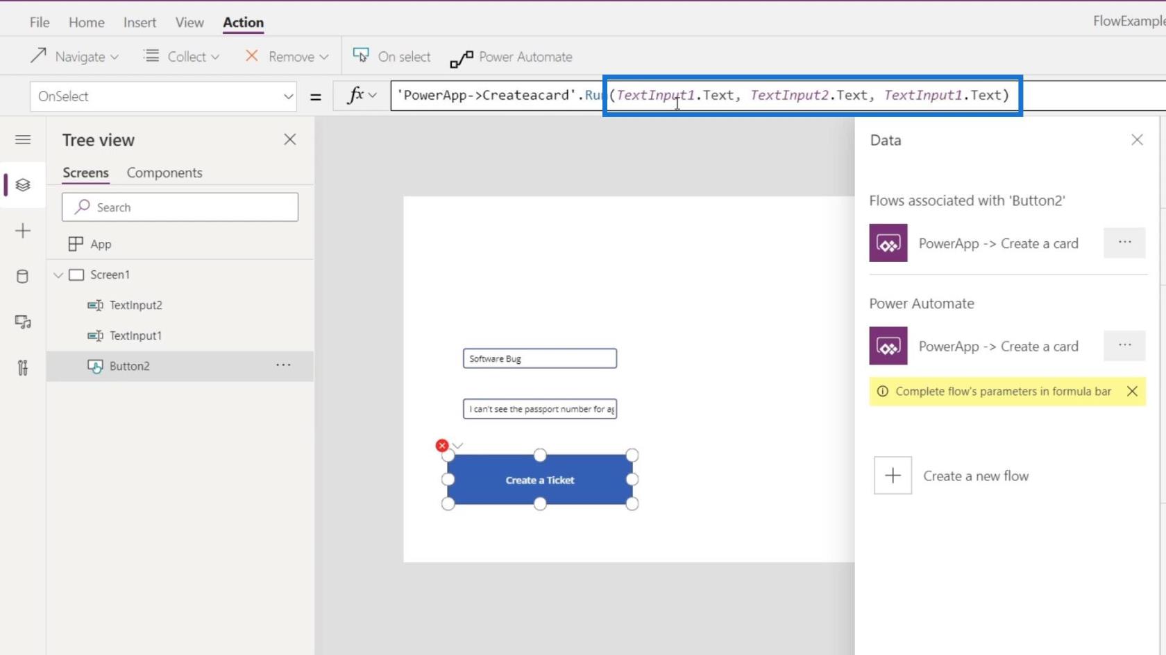 Intégration de PowerApps dans Microsoft Power Automate