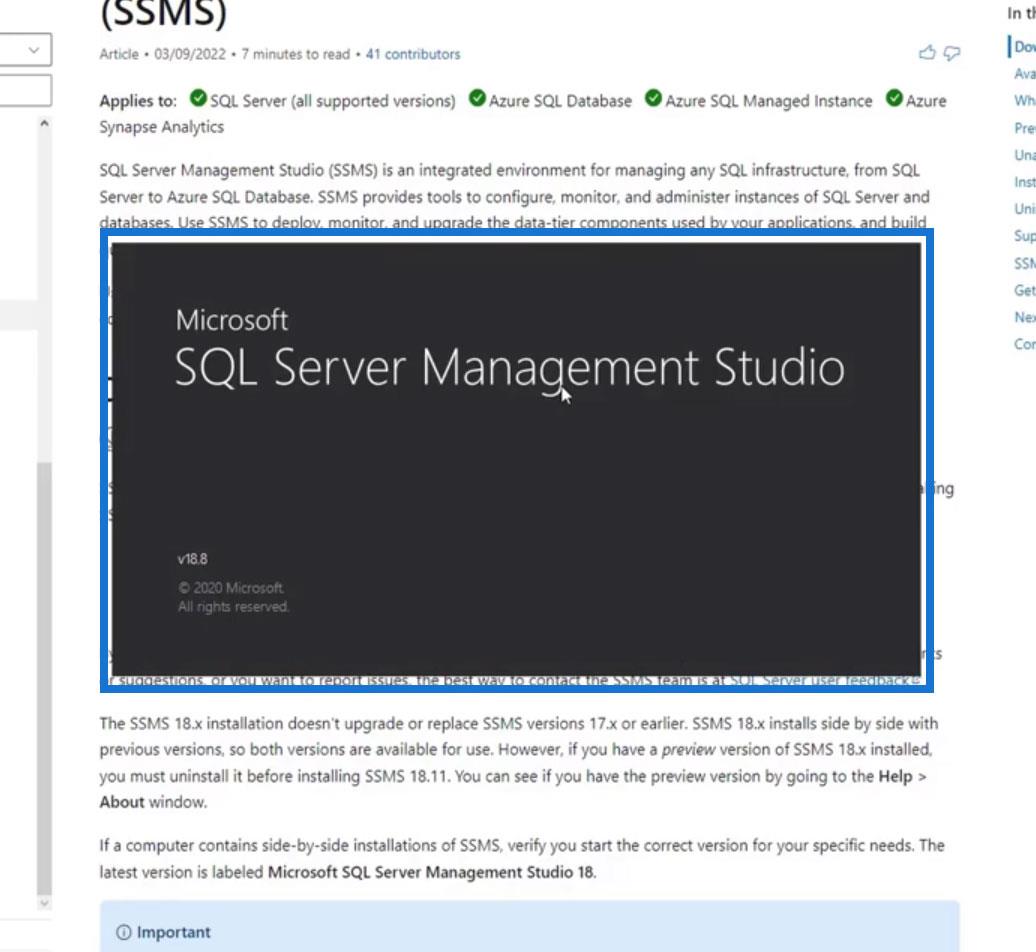 Téléchargement et installation de SQL Server