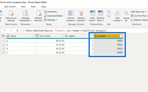 Power Query LuckyTemplates |  Créer de nouveaux enregistrements basés sur des champs de date