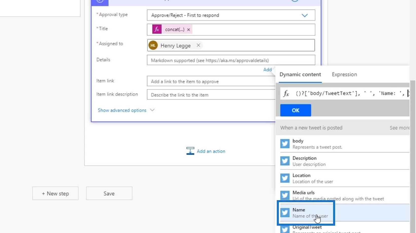 Configuração e teste do fluxo de trabalho de aprovação no Power Automate