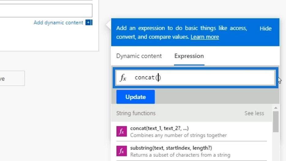 وظائف السلسلة التلقائية للطاقة: Substring And IndexOf