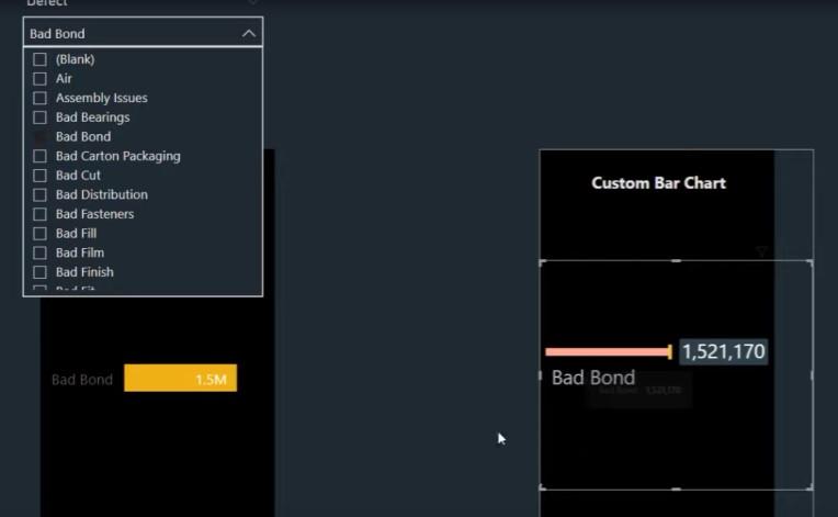 レポートを向上させる LuckyTemplates のさまざまな棒グラフ