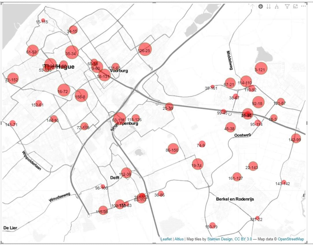 Visualizzazione della mappa delle icone di LuckyTemplates: stringhe WKT