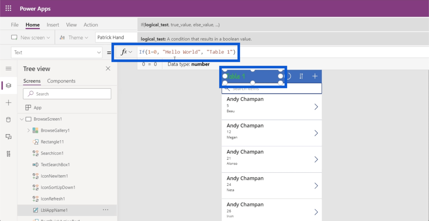 Environnements Power Apps : configurer correctement les éléments de l'application