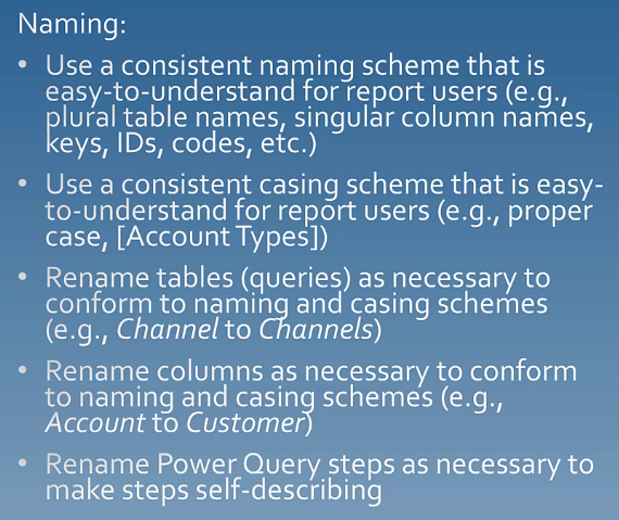 Liste de vérification de la configuration du prédéveloppement des données LuckyTemplates